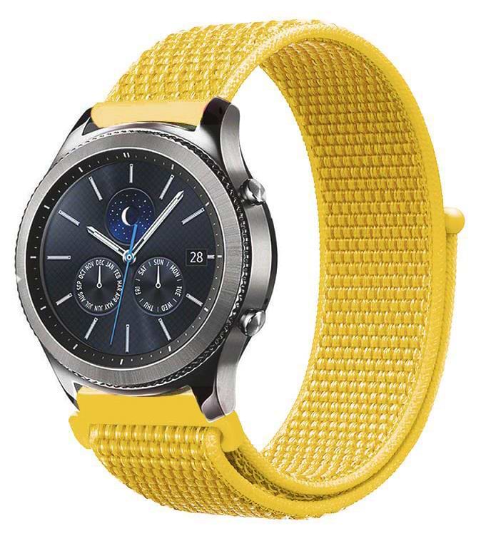 Ремінець для смарт-годинника BeCover Nylon Style for Huawei Watch GT 2 42mm Yellow (705845)