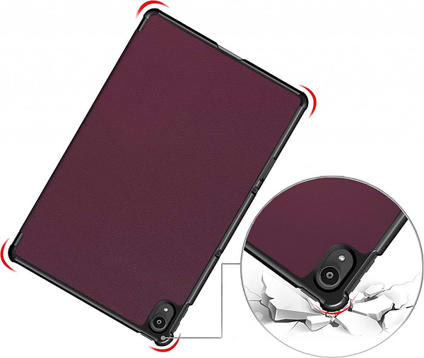 Фото - Чохол для планшету BeCover Smart Case for Lenovo Tab P11 TB-J606 Red Wine (706095)