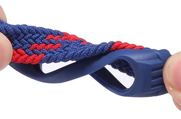 Фото - Ремінець для фітнес-браслету BeCover Elastic Nylon Style for Xiaomi Mi Smart Band 5/Mi Smart Band 6 Size L Red (706166)