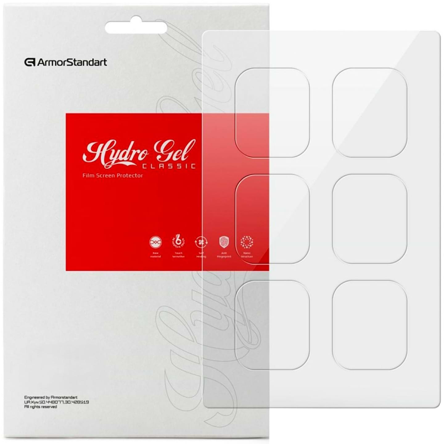 Защитная пленка для смарт-часов Armorstandart for Xiaomi Redmi Watch 3 Active 6 шт. (ARM70648)