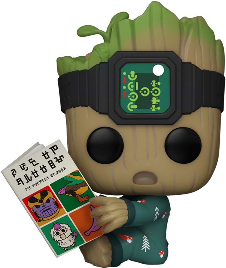 Коллекционная фигурка FUNKO POP! серии Я есть Грут - ГРУТ С КНИГОЙ (70651)