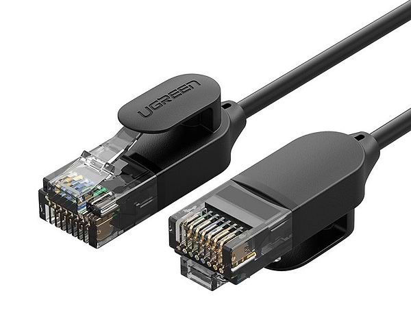 Фото - Кабель патч-корд UGREEN NW122 CAT 6A Pure Copper Ethernet Cable OD2.8 5m Black (70654)