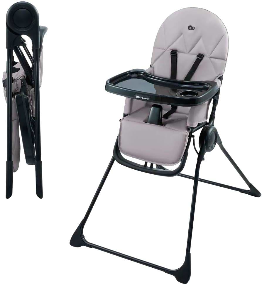 Стульчик для кормления классический Kinderkraft Binci Grey (KHBINC00GRY0000)