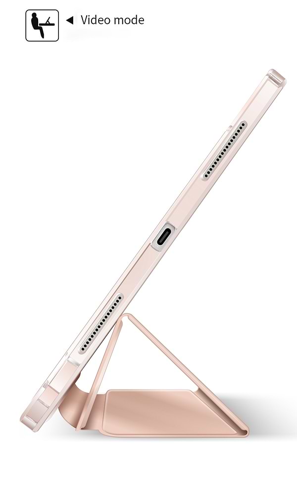 Фото - Чохол для планшету BeCover Tri Fold Hard for Apple iPad mini 6 2021 Pink (706857)