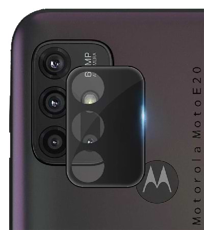 Захисне скло для смартфону BeCover для камери for Motorola Moto E20 Black (707033)