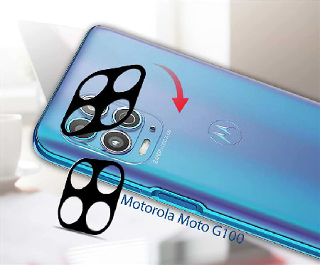 Захисне скло для смартфону BeCover для камери for Motorola Moto G100 Black (707034)