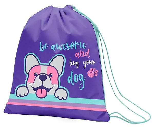 Фото - Сумка для обуви 1 Вересня SB-10 Corgi фиолетовый (552244)