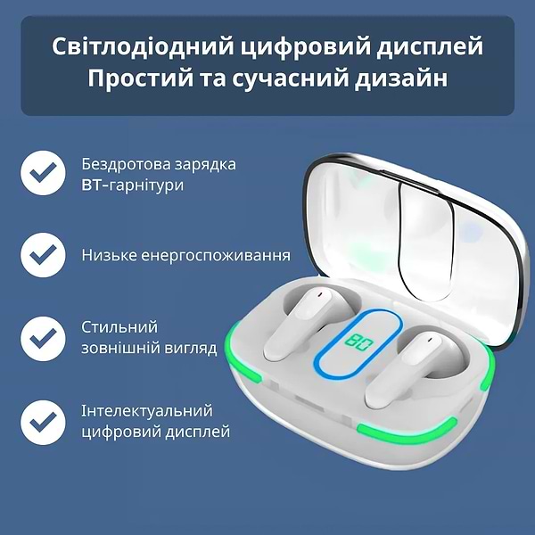 Фото - Наушники вкладыши беспроводные TWS INSPIRE PRO70 White