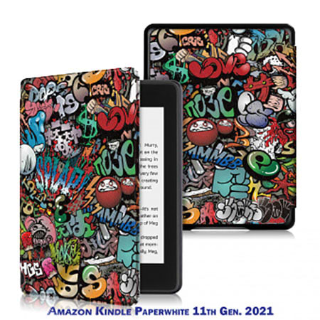 Чехол для электронной книги BeCover Smart for Amazon Kindle Paperwhite 11th Gen. 2021 Graffiti (707214)