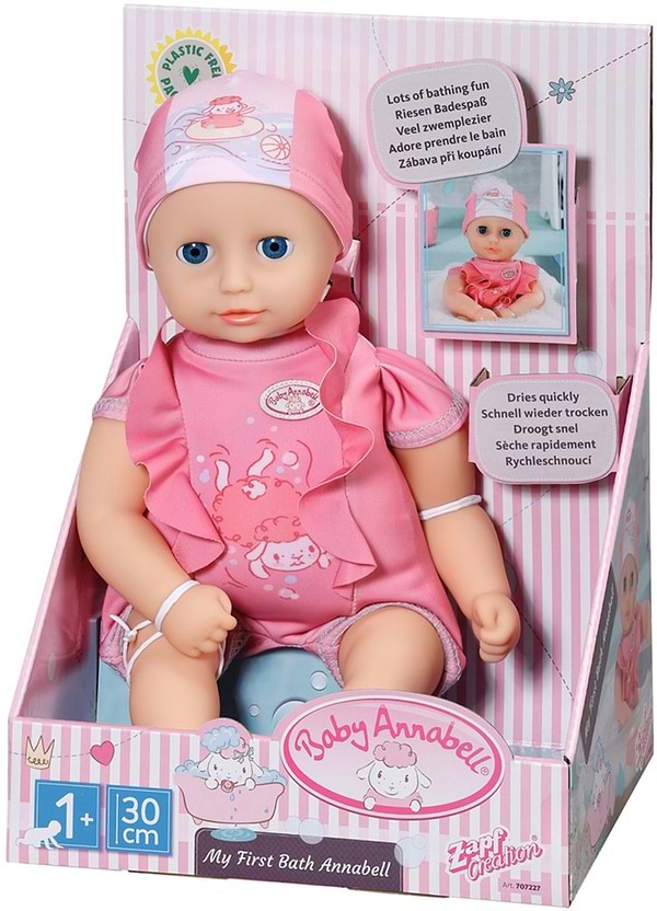 Фото - Пупс класичний Baby Born My First Bath Annabell – Чудове купання 30 cм (707227)