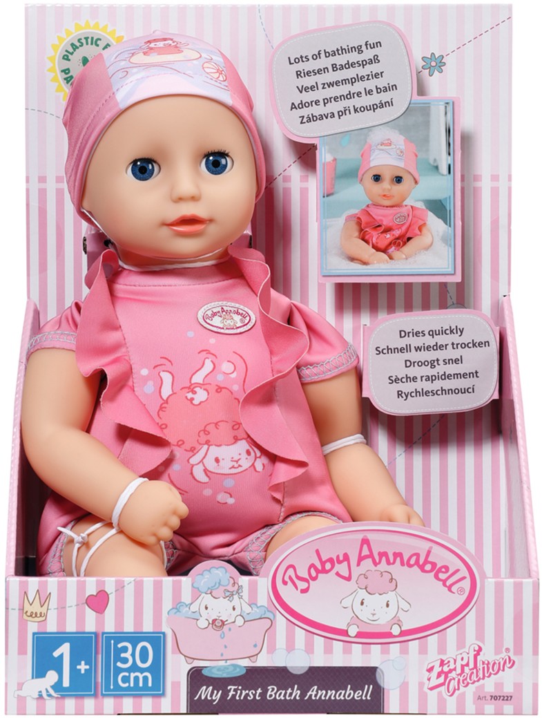 Фото - Пупс класичний Baby Born My First Bath Annabell – Чудове купання 30 cм (707227)