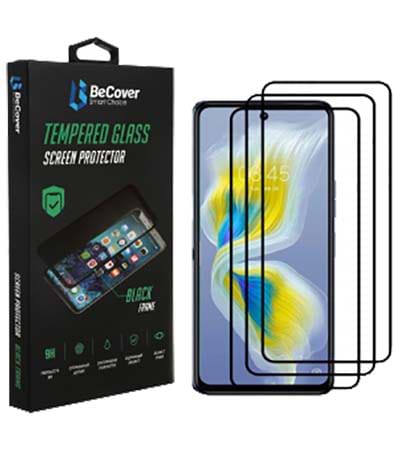 Захисне скло для смартфону BeCover for Tecno Camon 18 Premier Black (707327)
