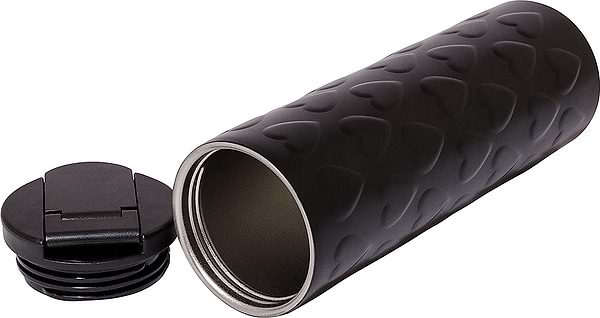 Фото - Термос YES Black Heart 420 мл (707335)