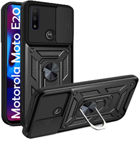 Чохол для смартфону
 BeCover Military for Motorola Moto E20 Black (707400) - Фото 1