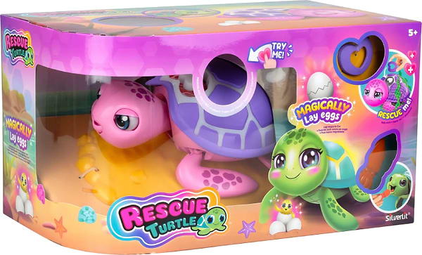 Фото - Интерактивная игрушка Silverlit Спаси Черепаху розовая (88634)