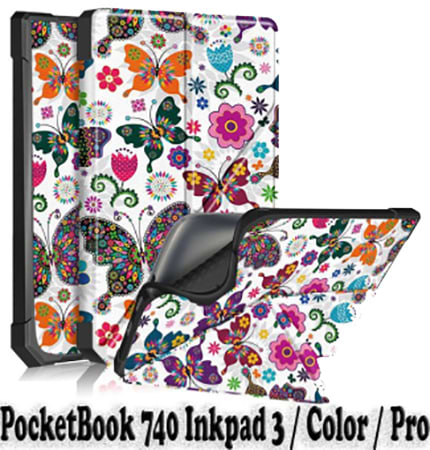 Чехол для электронной книги BeCover Ultra Slim Origami for PocketBook 740 Inkpad 3/Color/Pro Butterfly (707452)