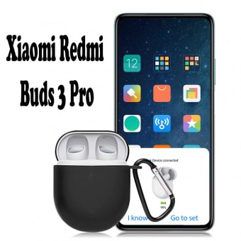 Фото - Чехол для наушников BeCover Silicon for Xiaomi Redmi Buds 3 Pro Black (707461)