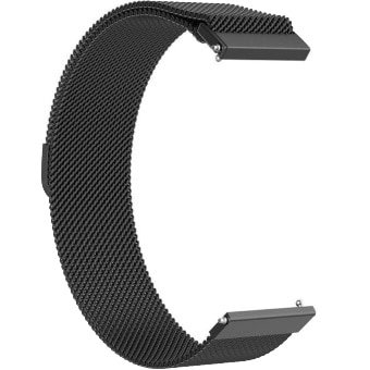 Фото - Ремешок для смарт-часов BeCover Milanese Style for Xiaomi iMi KW66 (22mm)/Mi Watch Color/Haylou LS01/Watch S1 Active Black (707743)