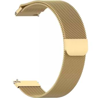 Фото - Ремінець для смарт-годинника BeCover Milanese Style for Xiaomi iMi KW66 (22mm)/Mi Watch Color/Haylou LS01/Watch S1 Active Gold (707746)