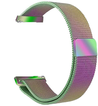 Ремінець для смарт-годинника BeCover Milanese Style for Honor MagicWatch 2 (22mm)/Huawei Watch 3 Pro Classic 46mm Rainbow (707782)