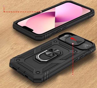 Фото - Чехол для смартфона BeCover Military for Apple iPhone 13 Black (707103)