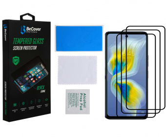 Фото - Защитное стекло для смартфона BeCover for Tecno Camon 18 Premier Black (707327)