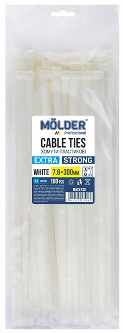 Набор хомутов Molder 7.6x300 (MA26730)