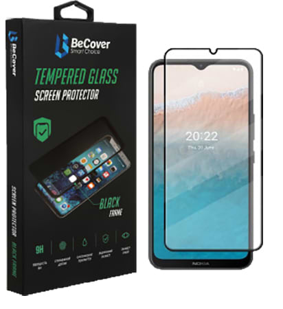 Захисне скло для смартфону BeCover for Nokia C21 Plus Black (708145)
