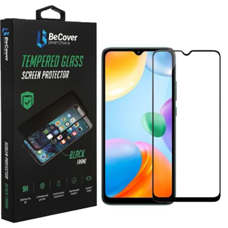 Захисне скло для смартфону BeCover for Xiaomi Poco C40 Black (708170)