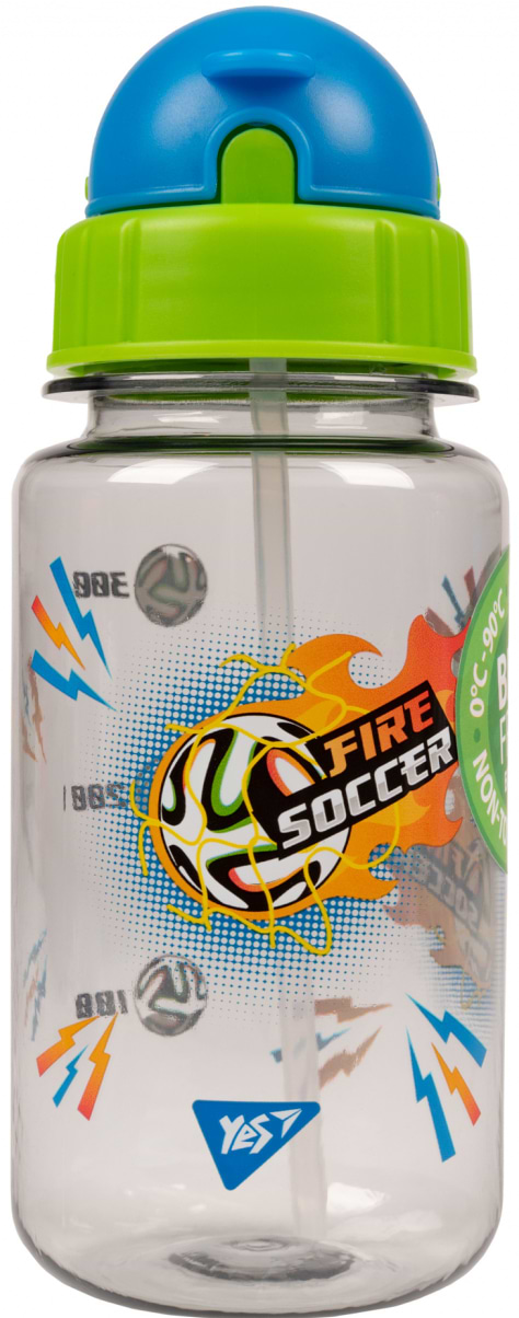Пляшка для води дитяча YES Football 380 мл (708175) - Фото 1