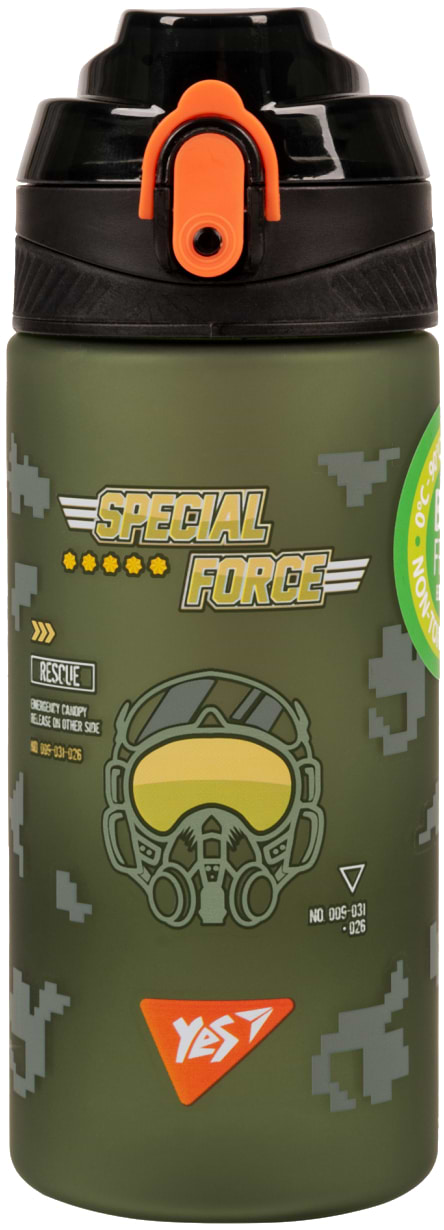 Бутылка для воды детская YES Military 500 мл (708185)