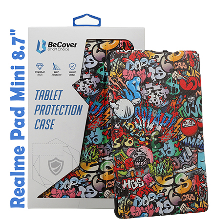 Чехол для планшета BeCover for Realme Pad Mini 8.7" Graffiti (708262)