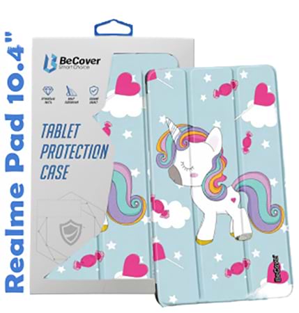 Чехол для планшета BeCover Smart for Realme Pad 10.4" Unicorn (708280) - Фото 1