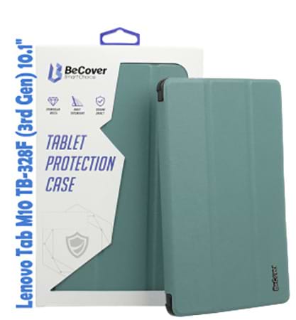 Чохол для планшета BeCover Smart for Lenovo Tab M10 TB-328F (3rd Gen) 10.1" Dark Green (708283) - Фото 1