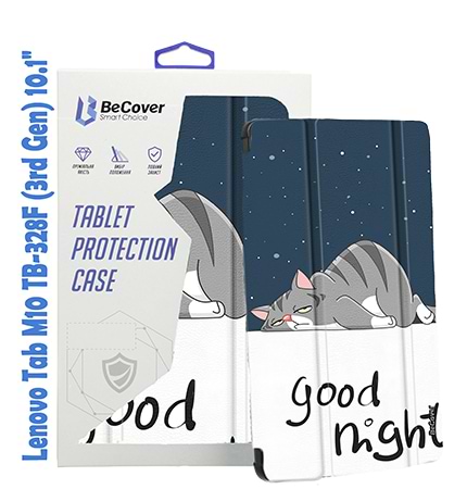 Фото - Чохол для планшета BeCover Smart for Lenovo Tab M10 TB-328F (3rd Gen) 10.1" Good Night (708289)
