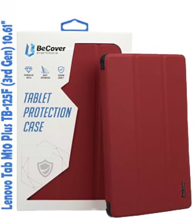 Фото - Чехол для планшета BeCover Smart for Lenovo Tab M10 Plus TB-125F (3rd Gen) 10.61" Red Wine (708307)