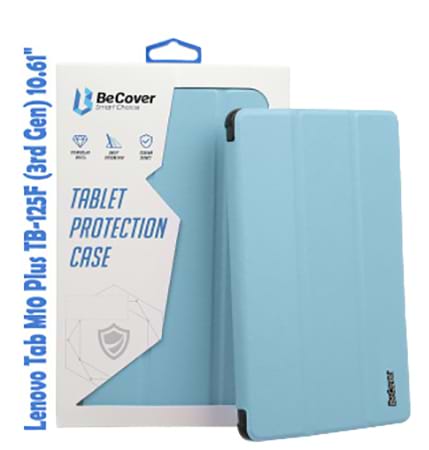 Чохол для планшета BeCover Smart for Lenovo Tab M10 Plus TB-125F (3rd Gen) 10.61" Light Blue (708310) - Фото 1