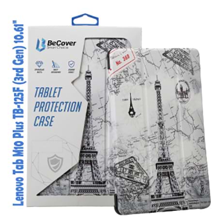 Купити Чохол для планшета BeCover Smart for Lenovo Tab M10 Plus TB-125F (3rd Gen) 10.61" Paris (708316) - Фото 1 Чохол для планшета BeCover Smart for Lenovo Tab M10 Plus TB-125F (3rd Gen) 10.61" Paris (708316) - Фото 1