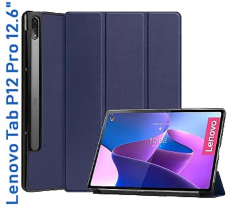 Чохол для планшета BeCover Smart for Lenovo Tab P12 Pro TB-Q706F Deep Blue (708321) - Фото 1