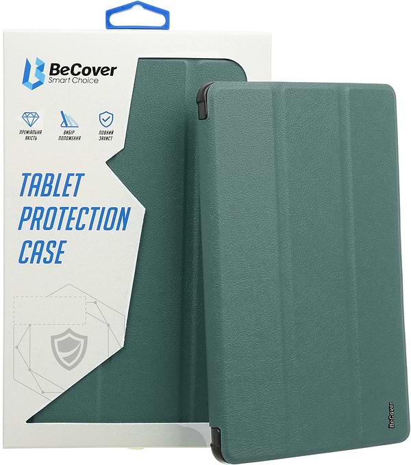 Фото - Чохол для планшета Becover TPU Edge з кріпленням Apple Pencil for Apple iPad 10.9'' (10 Gen)/iPad 11'' (A16) Dark Green (708482)