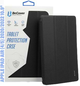 Купити Чохол для планшета BeCover Tri Fold Soft TPU Silicone for Apple iPad Air (4/5) 2020/2022 10.9'' Black (708509) - Фото 1 Чохол для планшета BeCover Tri Fold Soft TPU Silicone for Apple iPad Air (4/5) 2020/2022 10.9'' Black (708509) - Фото 1