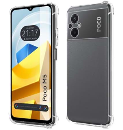 Чохол для смартфону BeCover Anti-Shock for Poco M5 4G Clear (708630) - Фото 1