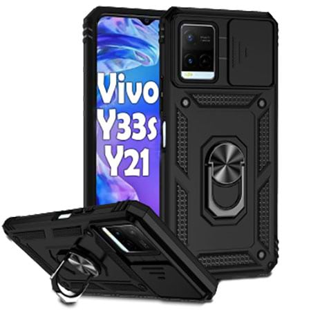 Чехол для смартфона BeCover Military for Vivo Y33s/Y21 Black (708834) - Фото 1