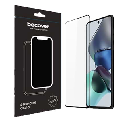 Захисне скло для смартфону BeCover for Motorola Moto G13/G23/G53 Black (708844)