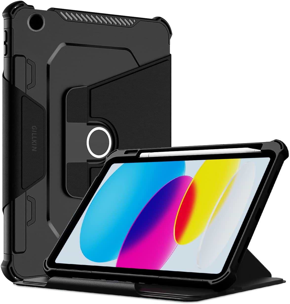 Чохол для планшету BeCover Armor Leather 360° for Apple iPad 10.2 2019/2020/2021 Black (708889) - Фото 1