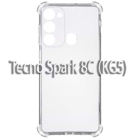 Чехол для смартфона BeCover Anti-Shock for Tecno Spark 8C (KG5) Clear (708902) - Фото 1