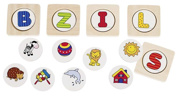 Фото - Настільна гра (3-4 роки) goki Вивчення Алфавіту (56719G))