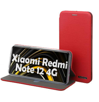 Чехол для смартфона BeCover Exclusive for Xiaomi Redmi Note 12 4G Burgundy Red (709057) - Фото 1
