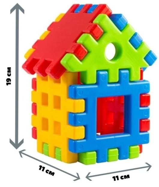 Фото - Пластиковий конструктор для малюків Tigres Поеднайко 9 ел. (39195)