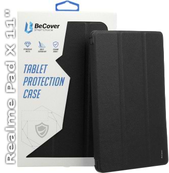 Чохол для планшета BeCover Smart Case for Realme Pad X 11" Black (709603) - Фото 1